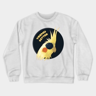 Trendsetter Kakadu with sunglasses Crewneck Sweatshirt